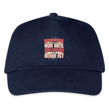 Greenkeeper Superheld - Kinder Basecap - Navy - Vorne