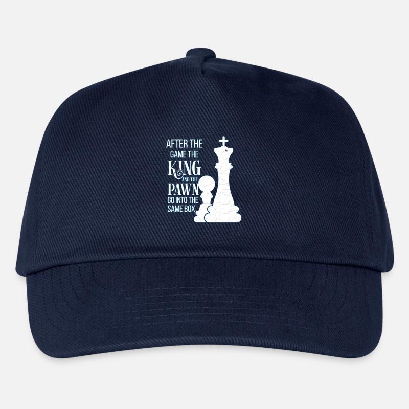 Schach - Kinder Basecap - Navy