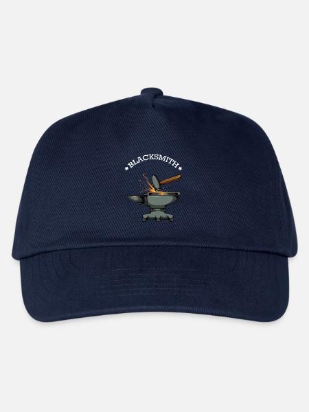 Schmiede Funken und Amboss - Kinder Basecap - Navy