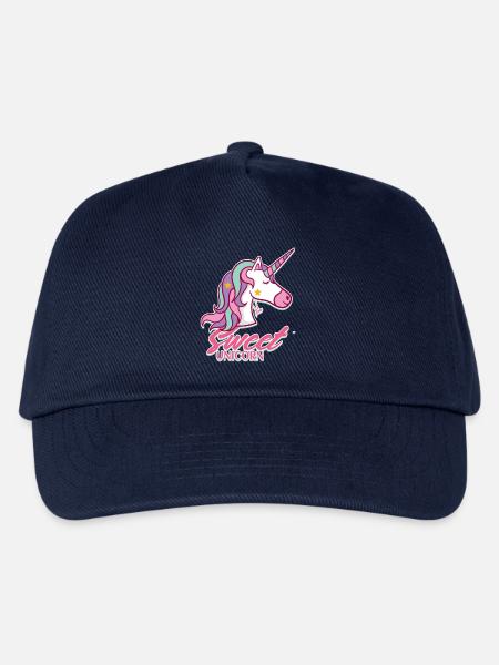 Süßer Unicorn Pastelltraum - Kinder Basecap - Navy