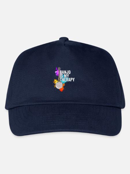 Banjo - Banjo ist meine Therapie - Kinder Basecap - Navy
