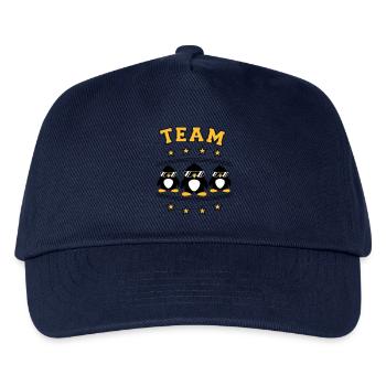 Pinguine Team Freunde - Kinder Basecap - Navy - Vorne