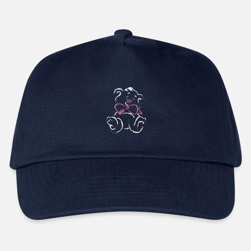 Teddybär Mädchen mit Schleife - Kinder Basecap - Navy