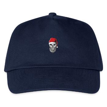 Santa Clause Heavy Metal - Kinder Basecap - Navy - Vorne