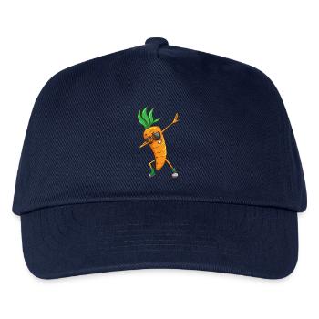 Funny carrot carrot - Kids’ Baseball Cap - navy - Front