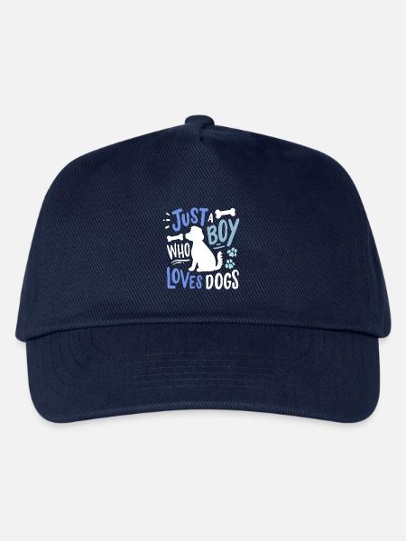 Hund Hundeliebhaber - Kinder Basecap - Navy