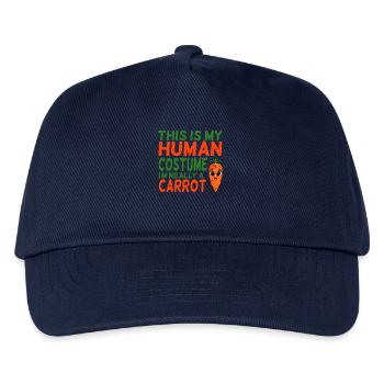 Vegan Carrot Carrot Carrots - Kids’ Baseball Cap - navy - Front