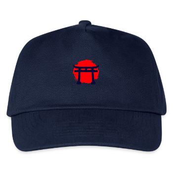 A Temple In A Red Sunset - Kids’ Baseball Cap - navy - Front