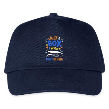 Backen Bäcker Hobbybäcker - Kinder Basecap - Navy - Vorne