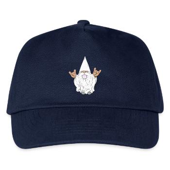 Gnome Felsen - Kinder Basecap - Navy - Vorne