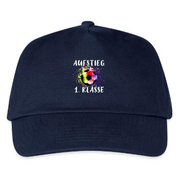 1. Klasse Fußball Schulanfang - Kinder Basecap - Navy - Vorne
