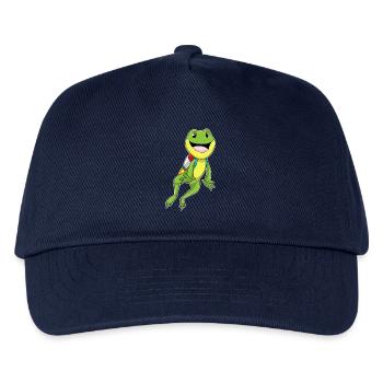 Frosch Jetpack - Kinder Basecap - Navy - Vorne