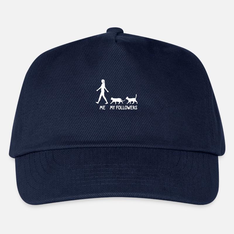 Ich Meine Follower Katzen Züchter Katze Kitten - Kinder Basecap - Navy