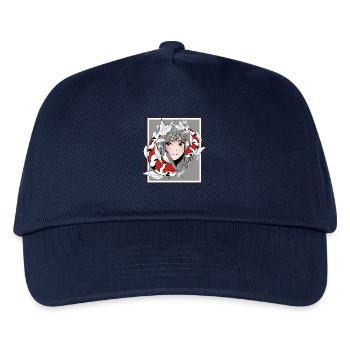 Manga Anime Otaku Koi - Kinder Basecap - Navy - Vorne
