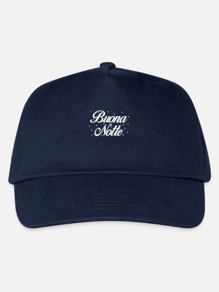 Buona Notte Italien Italienisch Gute Nacht - Kinder Basecap - Navy