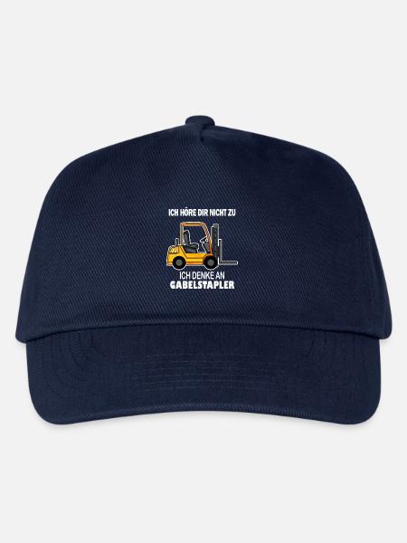 Staplerfahrer Gabelstapler Stapler - Kinder Basecap - Navy