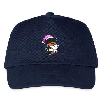 Hund Hunderasse Rottweiler - Kinder Basecap - Navy - Vorne