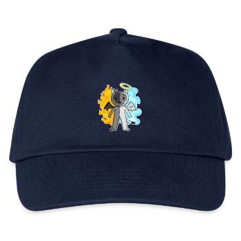 Cat Cat Breed Burma - Angel and Devil - Kids’ Baseball Cap - navy - Front