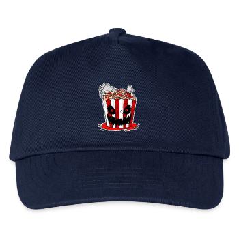 Horror Movie Horror Movie Popcorn Gift - Kids’ Baseball Cap - navy - Front
