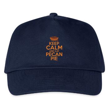 Pekannusskuchen Pekannuss Kuchen - Kinder Basecap - Navy - Vorne