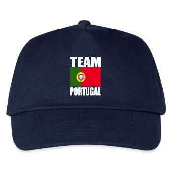 Team Portugal Football - Kids’ Baseball Cap - navy - Front