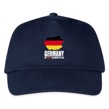 Germany Flag - Kids’ Baseball Cap - navy - Front