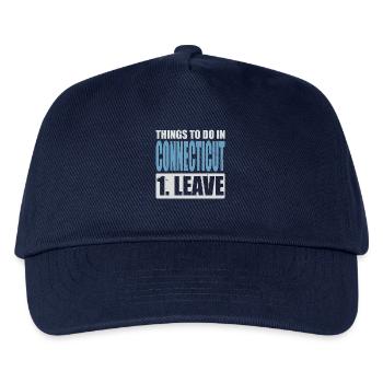 Connecticut Meme - Kinder Basecap - Navy - Vorne