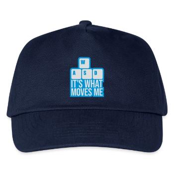 its what moves me - Kids’ Baseball Cap - navy - Front