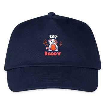 Tender Kitten with Orange Ball - Kids’ Baseball Cap - navy - Front