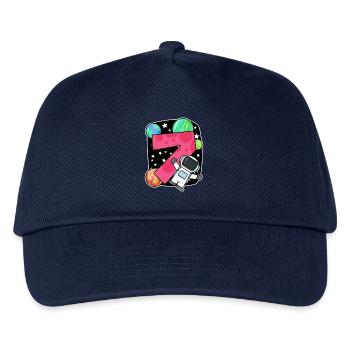 7 Years Birthday Boy Gift - Kids’ Baseball Cap - navy - Front