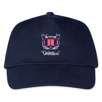 Après Ski Skiing Ski Holiday Skikitten Gift - Kids’ Baseball Cap - navy - Front