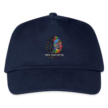 End The Stigma Mental Health Matters - Kids’ Baseball Cap - navy - Front