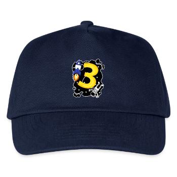 3 Birthday Boy Astronaut - Three Years - Kids’ Baseball Cap - navy - Front