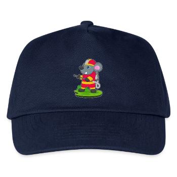 Mouse Firefighter Fire Hose Fire Hose Fire Brigade - Kids’ Baseball Cap - navy - Front