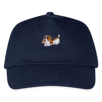 Basset Hound Dog Breeds Dog Dogs - Kids’ Baseball Cap - navy - Front