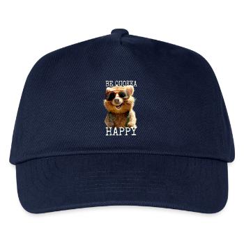 Quokka Be Quokka Happy Australia Smile Quokkas - Kids’ Baseball Cap - navy - Front
