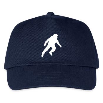 Floating Astronaut Silhouette Weightlessness - Kids’ Baseball Cap - navy - Front