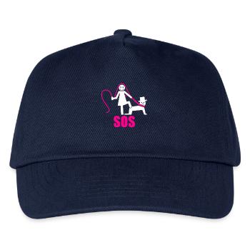 Junggesellenabschied Polterabend JGA Männer - Kinder Basecap - Navy - Vorne