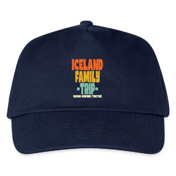 Iceland Family Trip Holidays - Kids’ Baseball Cap - navy - Front
