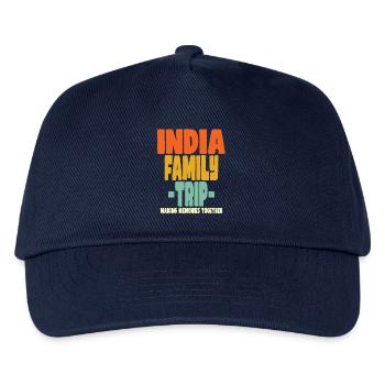 India Family Trip Holidays - Kids’ Baseball Cap - navy - Front