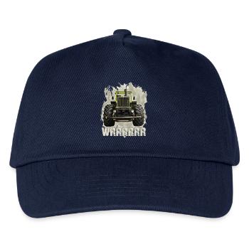 MB trac wrrrrrr - Kids’ Baseball Cap - navy - Front