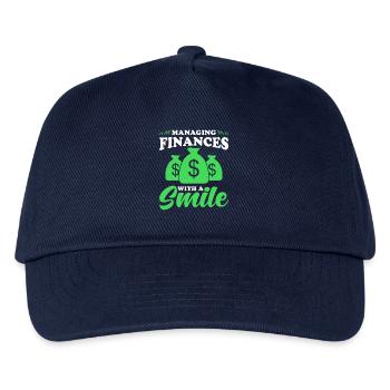 Gift for Finance Managers - Kids’ Baseball Cap - navy - Front