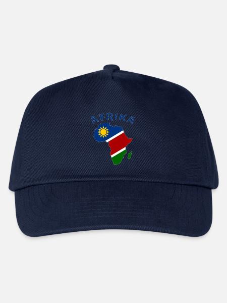 Namibia Landkarte Afrika - Kinder Basecap - Navy