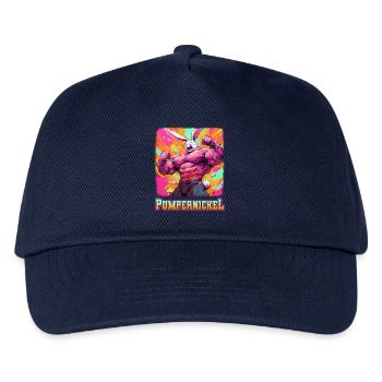 Pumpernickel Musculation Musculation Fitness Memes - Casquette de baseball Enfant - marine - Devant
