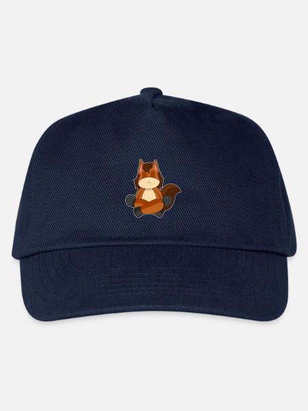 Pferd Yoga Fitness Meditation - Kinder Basecap - Navy