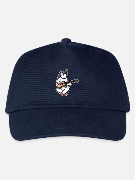 Ukulele Einhorn - Kinder Basecap - Navy