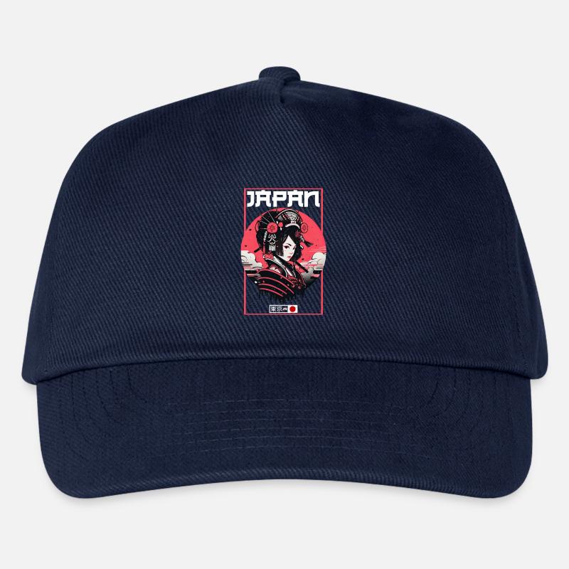 Asia 80s Japanese Retro Samurai Samurai - Kids’ Baseball Cap - navy