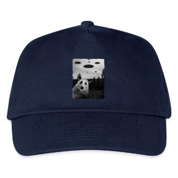 Opossum Auserirdisch Invasion Uap Weirdcore - Kinder Basecap - Navy - Vorne