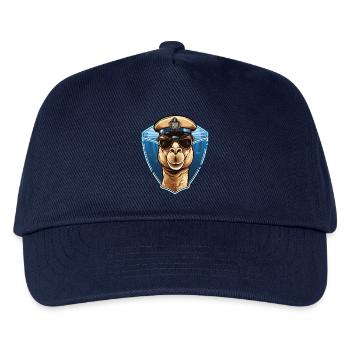 Camel Policeman - Kids’ Baseball Cap - navy - Front