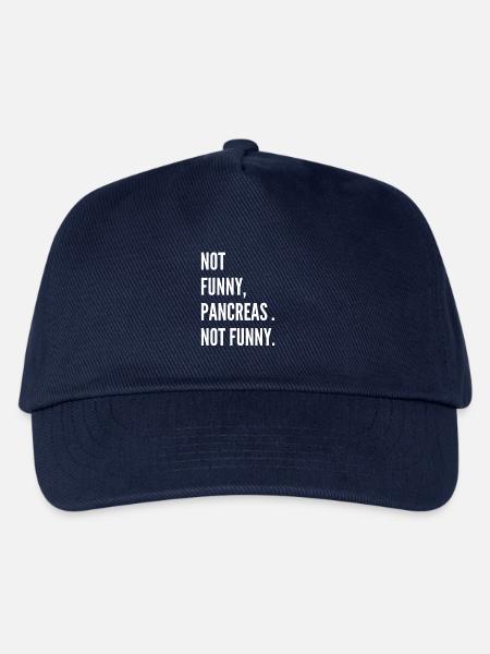 Nicht lustiger Pankreas-Diabetes-Humor - Kinder Basecap - Navy